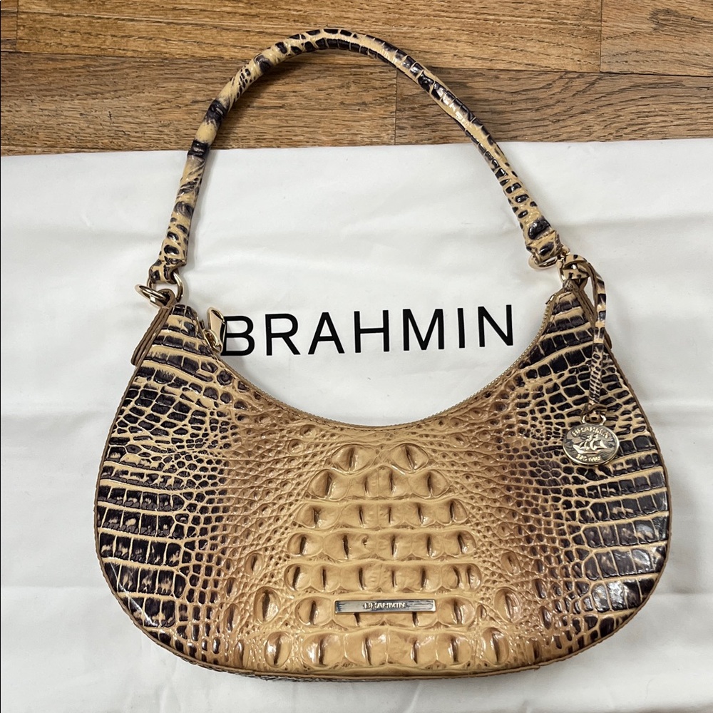 Brahmin Small Bekka Shoulder Bag in Pastry Ombre Melbourne (warehouse sale)